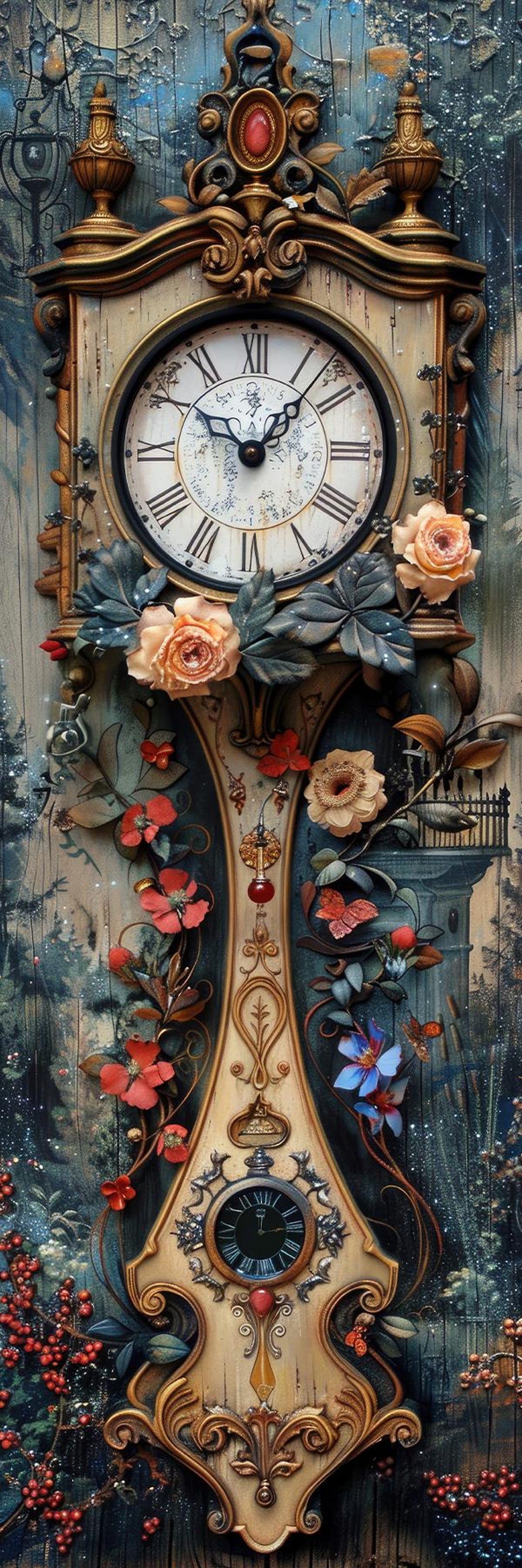 ナローダークアリスワンダーランド11装飾時計、パターンキーパー対応