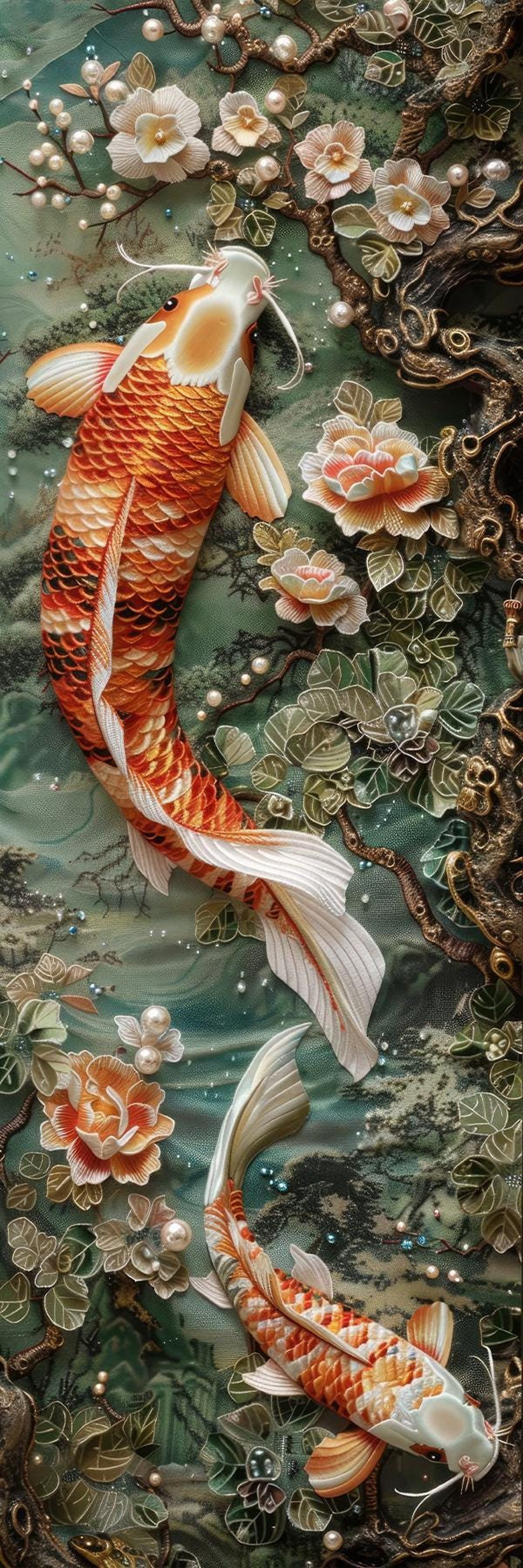 Narrow Koi Fish 9 Pattern Keeper Compatible PDF Instant Digital ...