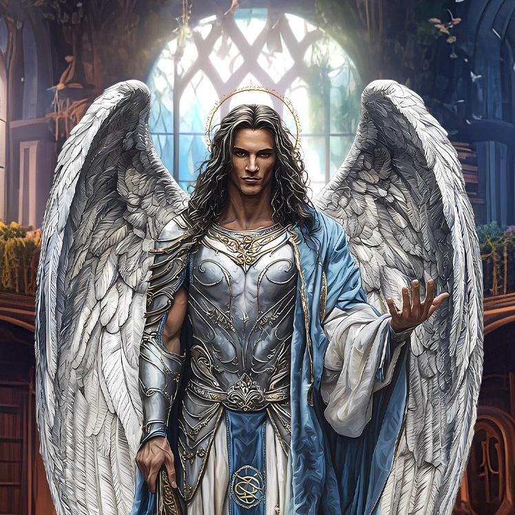 Custom Sandalphon Archangel of Music, Prayer, Ascension Pattern