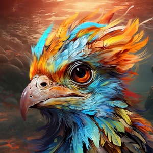 Griffin Gryphon Chimera PDF sofortiger digitaler Download Kreuzstichmuster keeper kompatibel 14 ct BW, Farbkarte Ausdruck