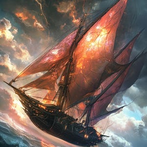Descarga digital instantánea en formato PDF compatible con Steampunk Astral Galleon 11, punto de cruz contado, tabla de colores para imprimir
