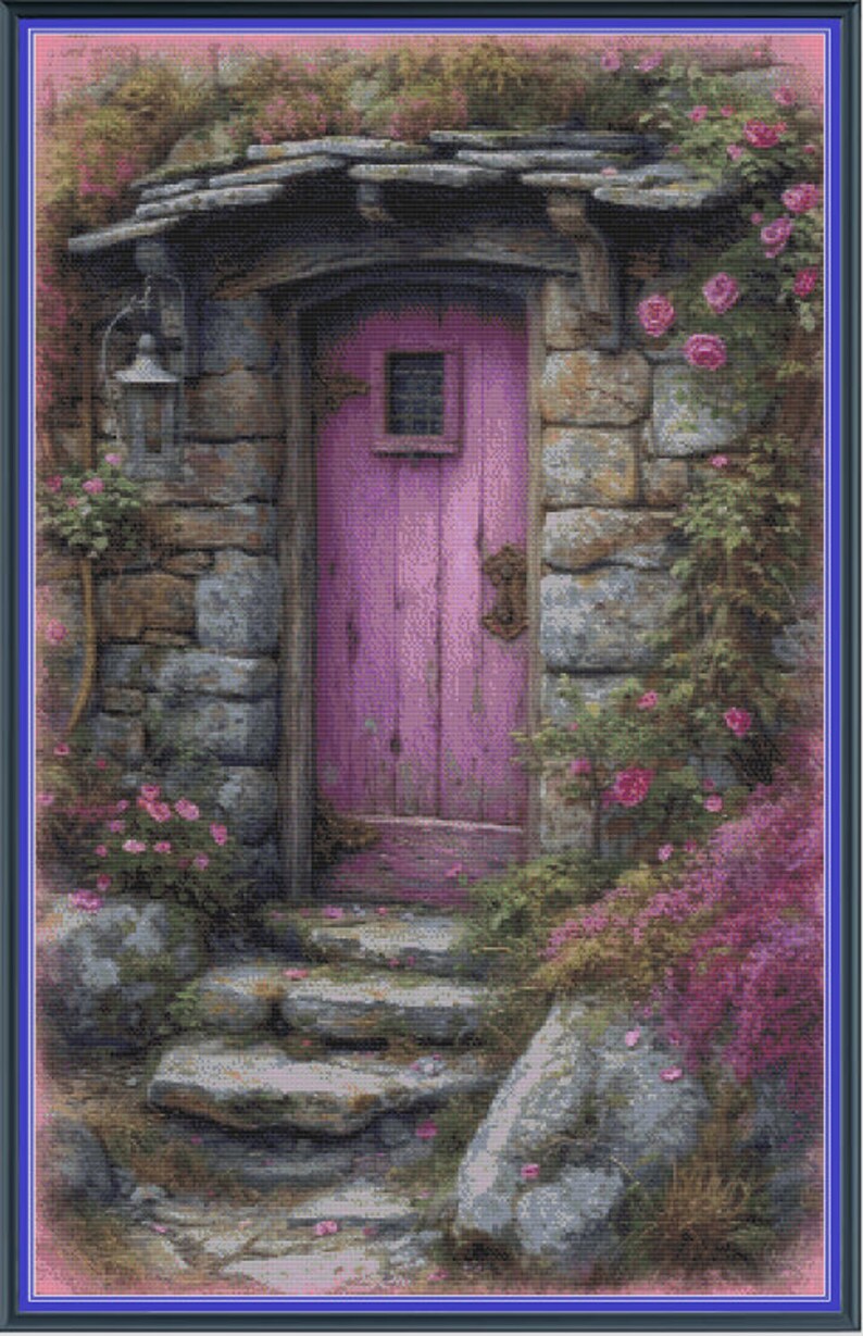 Purple Pink Enchanted Doorway 5 Pattern Keeper Compatible PDF Instant ...