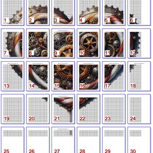 Steampunk Heart Candy Valentine Pattern Keeper Compatible PDF Instant ...