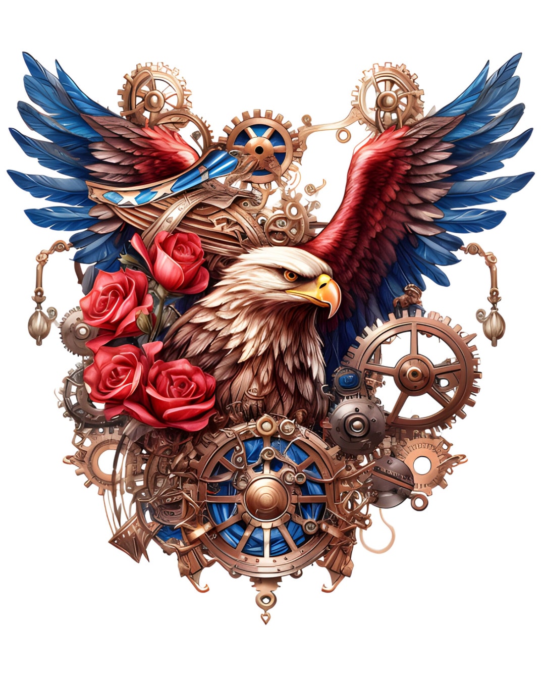 Steampunk Patriotic Eagle 12 Pattern Keeper Compatible PDF Instant ...