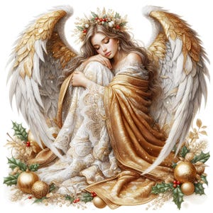 Ángel de invierno 15a patrón PDF compatible con descarga digital instantánea punto de cruz contado, impresión de tabla de colores