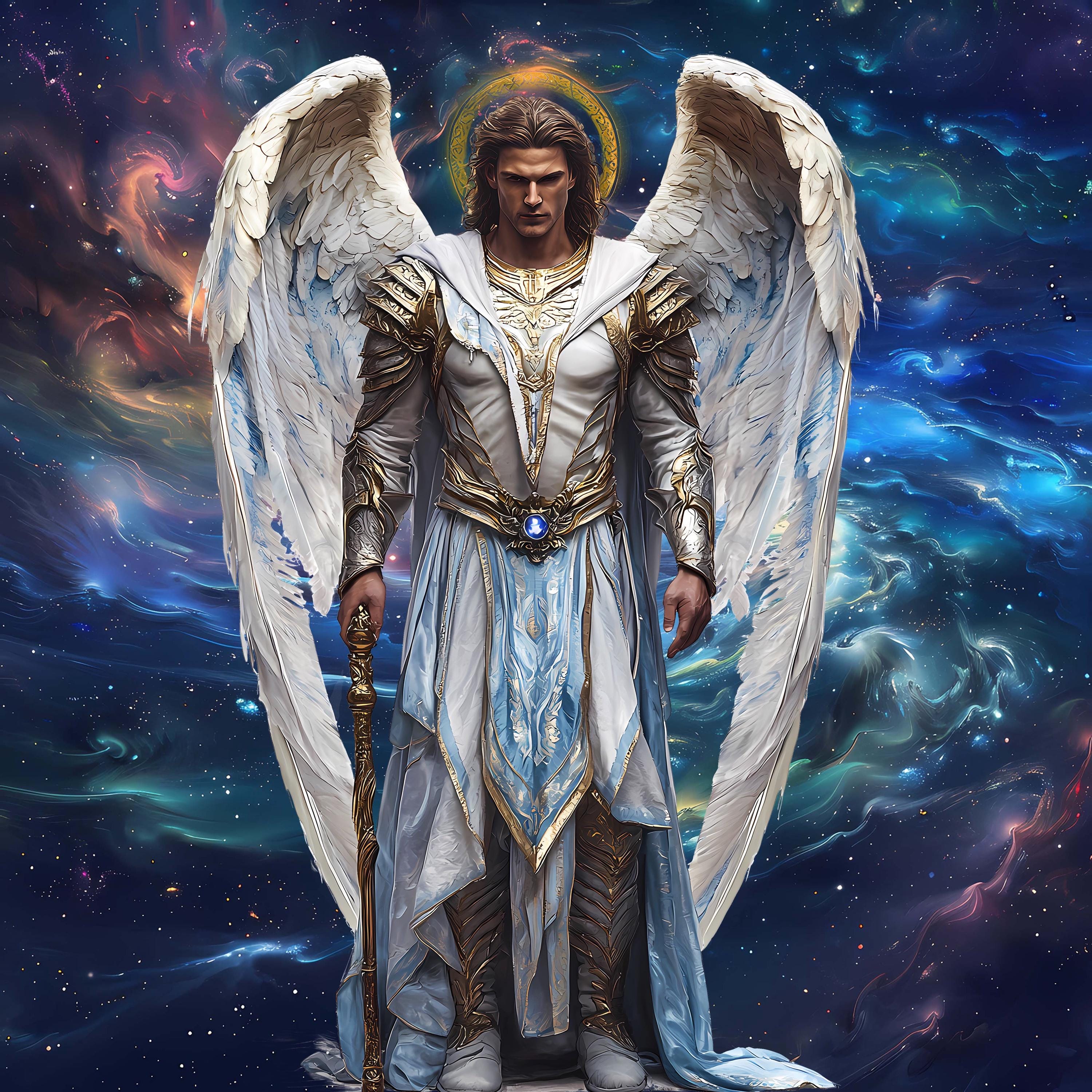 ANGEL⭐︎ Bazazath Archangel of the Second Heaven, Large Pattern Keeper