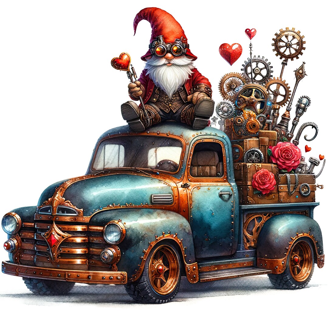 Steampunk Gnome Valentine Pattern Keeper Compatible PDF Instant Digital ...