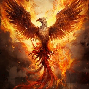 Blazing phoenix 1, compatible avec Pattern Keeper, téléchargement numérique instantané PDF, impression de la carte BW CO au point de croix compté
