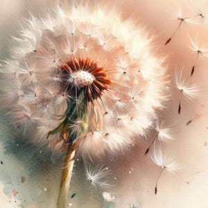 Compatível com o padrão Dandelions 10, download digital instantâneo em PDF, impressões de gráficos de ponto cruz BW CO