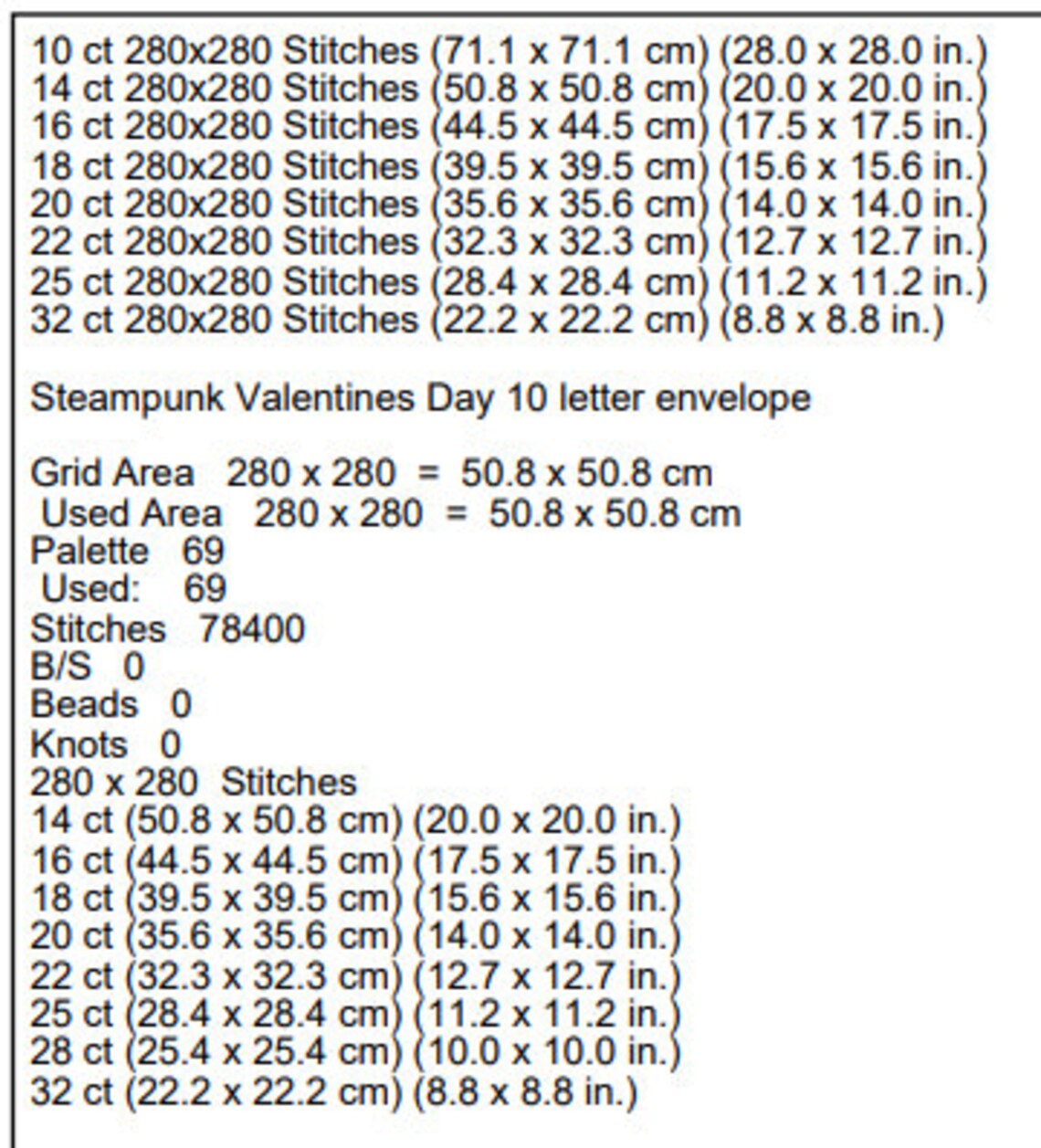 Steampunk Letter Valentine Pattern Keeper Compatible PDF Instant ...