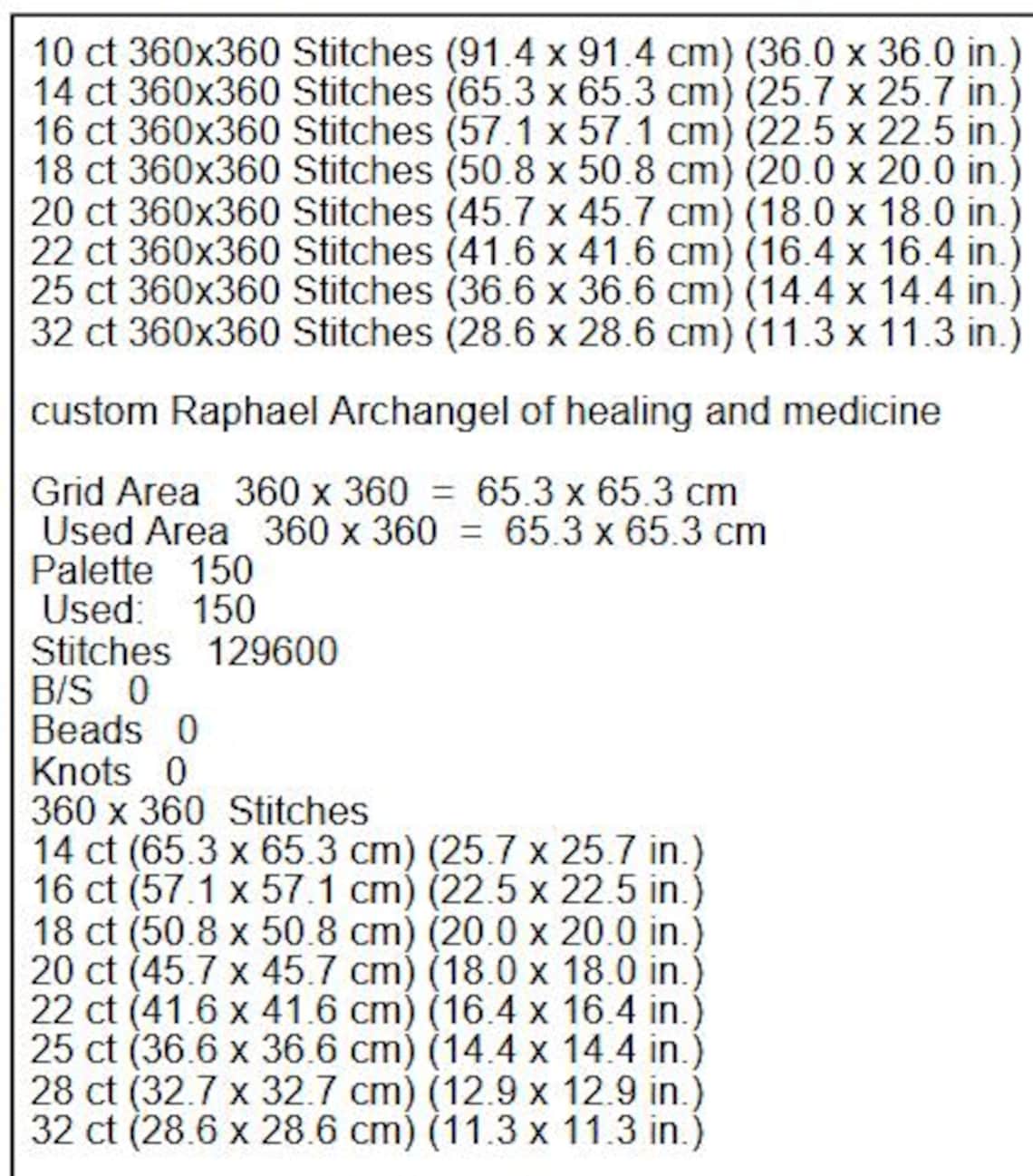 Rahael Is One Pattern Custom Raphael Archangel of Healing and Medicine, Pattern Keeper ...