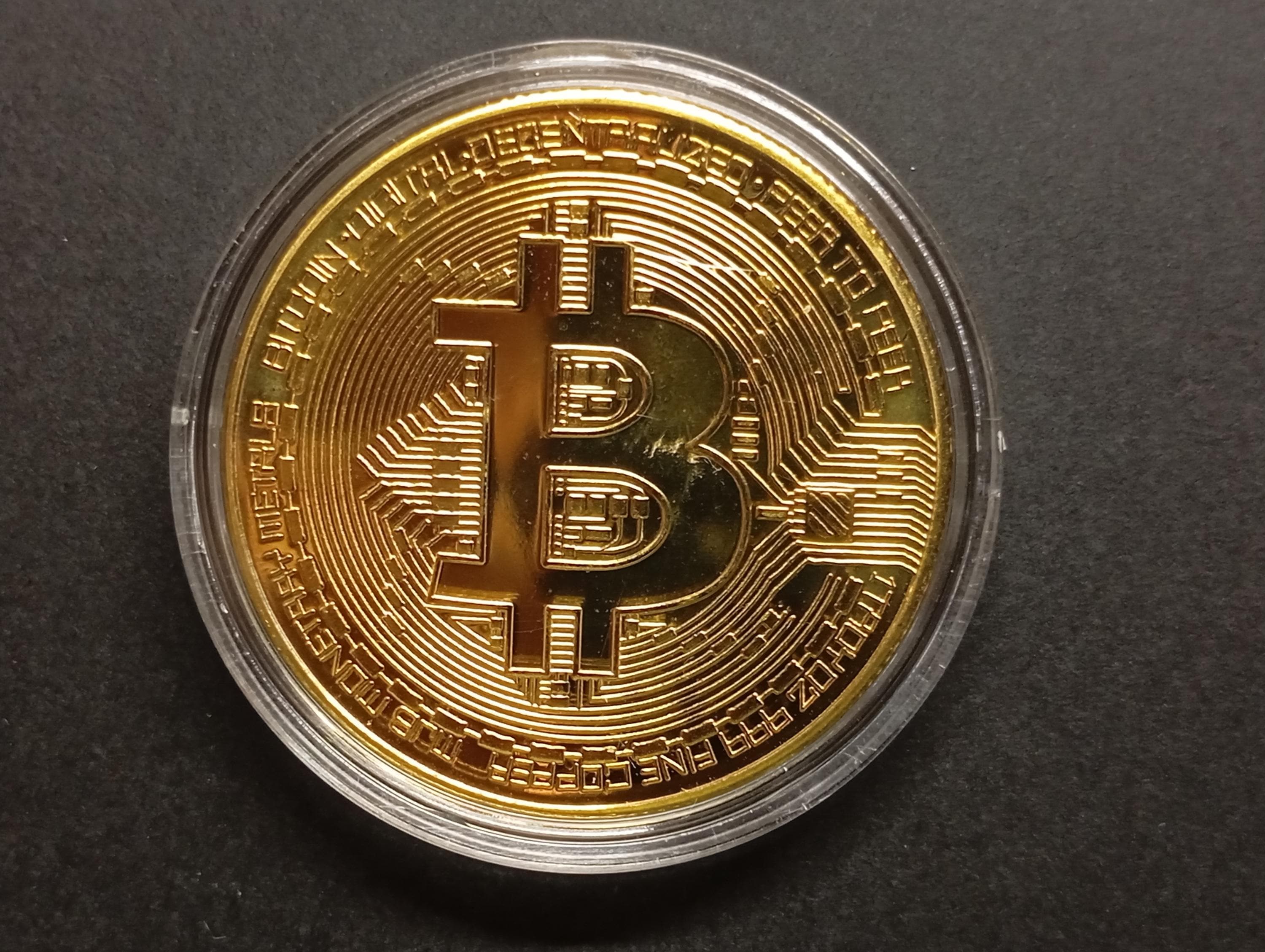 Bitcoin gold coin 24k - Etsy 日本