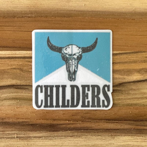 Tyler Childers Cowboy Boot Western Sticker, Cow Skull Sticker, Weatherproof Vinyl Sticker