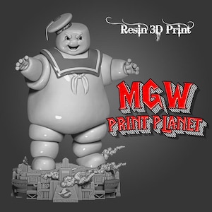 Stay Puft Marshmallow Man: Ghostbusters 1984 Resin Miniature - To Paint