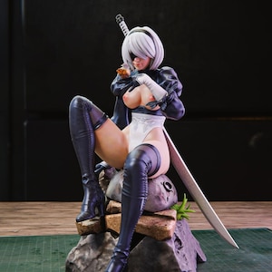 2B Nier Automata Inspired Resin Figure - ABS, To Paint