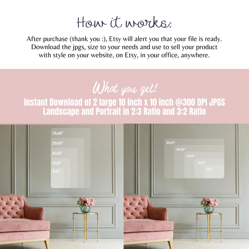 2 3 Ratio Wall Art Size Guide, Upscale Fotografie Bilderrahmen