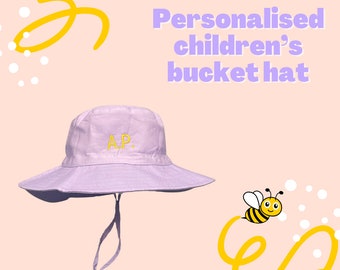 Children hat, daycare hat, personalised hat