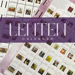 2025 Lenten Calendar & Planner