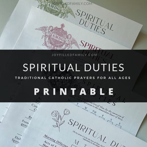 Spiritual Duties