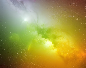 Space picture, wall art, digital art
