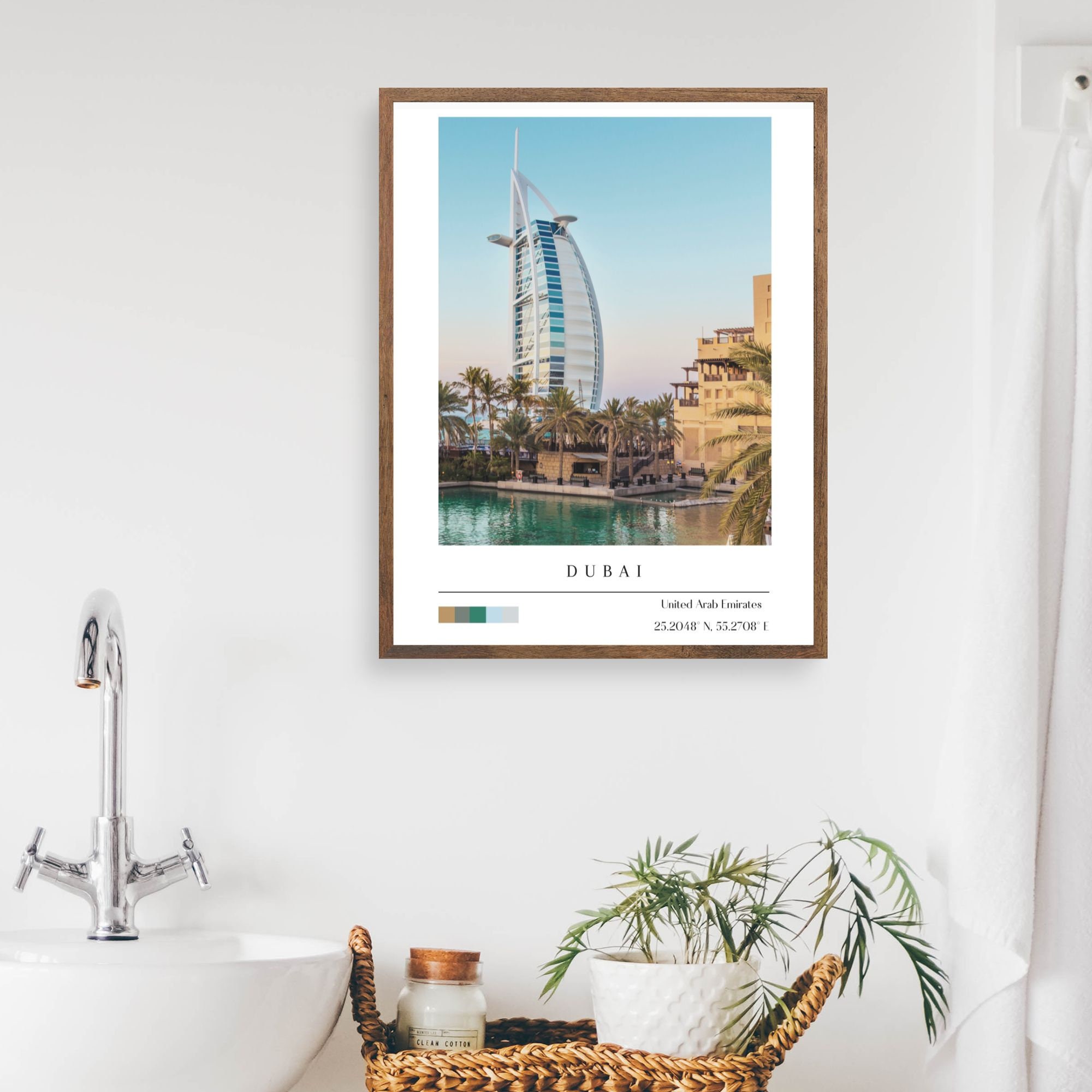 Printable Dubai Wall Art Dubai Photo Wall Art Dubai UAE Aesthetic Print