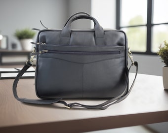 Leather Messenger Bag Leather laptop bag Women Full Grain Leather Briefcase Men Cross Body Bag Computer Bag Satchel Laptop Sleeve briefcases