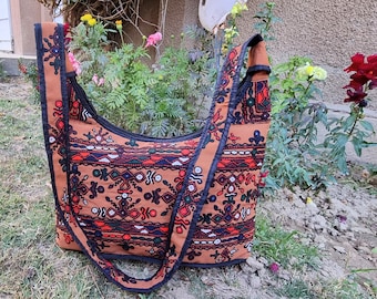 Handmade Bags For Women Large Capacity With Pockets, Balochi Hand embroidery bag, Cute Fabric Shoulder Bag Best Gifts for Her, Unique Gift