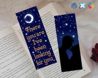 Acotar Velaris Starfall Bookmark Cross Stitch Pattern Set (PDF Download)