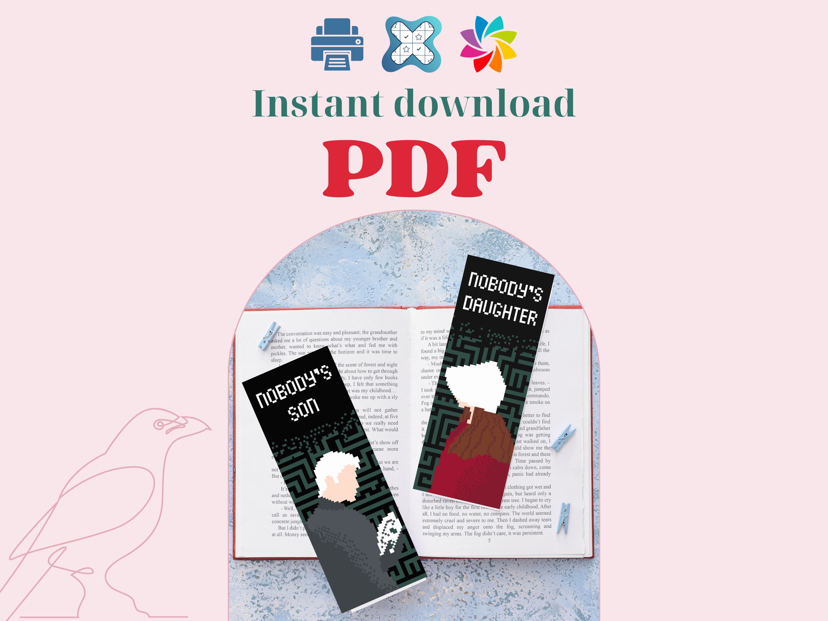 Manacled Dramione Cross Stitch Pattern Bookmark (PDF Pattern) - Etsy