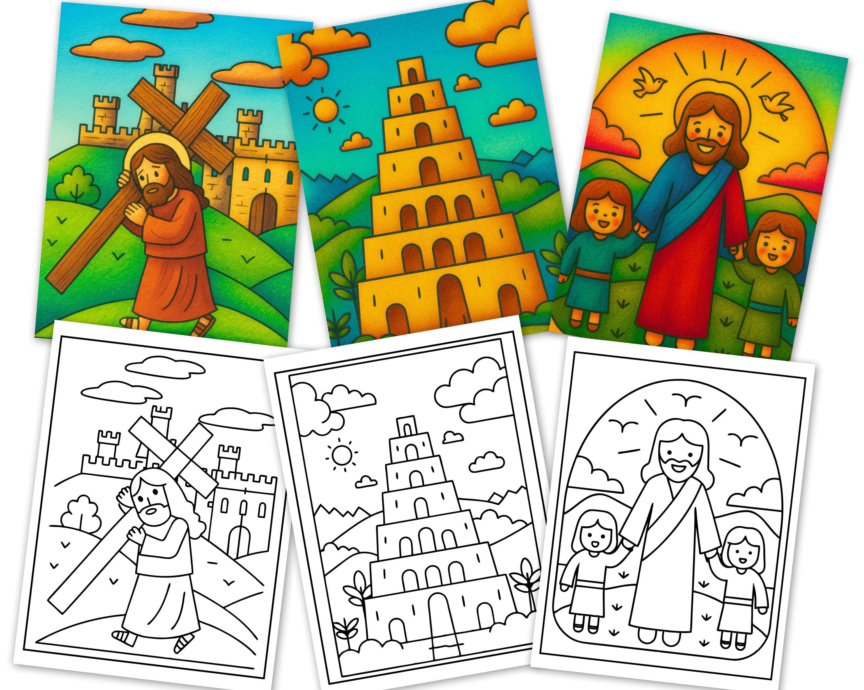 Bible Verse Coloring Book: 100 Pages of Scripture Art (PDF Printable ...