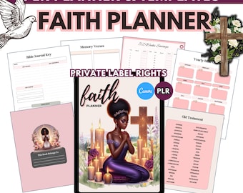 PLR / Resell Glaube über Angst Gebet Journal, Christlicher Planer, Bibel Journal, Devotionalie Journal, Schriftstudie, Kommerziell oder Persönlich