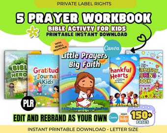 PLR Christian Bible Printable Activity, Kids Sunday School Mazes, Homeschooler Activities Kindergarten, Homeschool Bible Verse Study Color