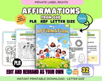 PLR Bible Worksheet Bundle: Christian Games & Coloring Pages (Digital Download, Canva Editable, 30 Pages)