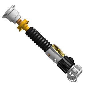 Obi Wan Kenobi Lightsaber STL File for 3D Print INSTANT DOWNLOAD