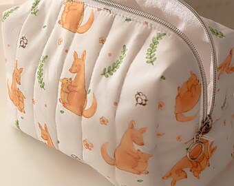 Kangaroo Mother baby care bag -  Cotton diaper bag - Mommy Bag Orange Nappy bag Baby Hospital Bag