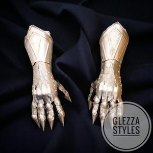 Middeleeuwse Nazgul-etshandschoenen set armbescherming Gauntlet Armor ~ Middeleeuwse ridder Gothic Gauntlet-handschoenen paar ~ Beste Halloween-kostuumcadeau