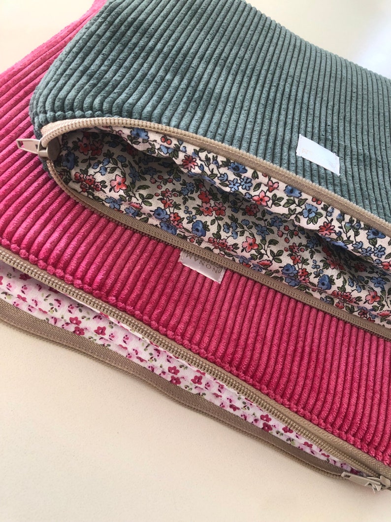 Computer cover, tablet cover, handmade in customizable fabric. image 1