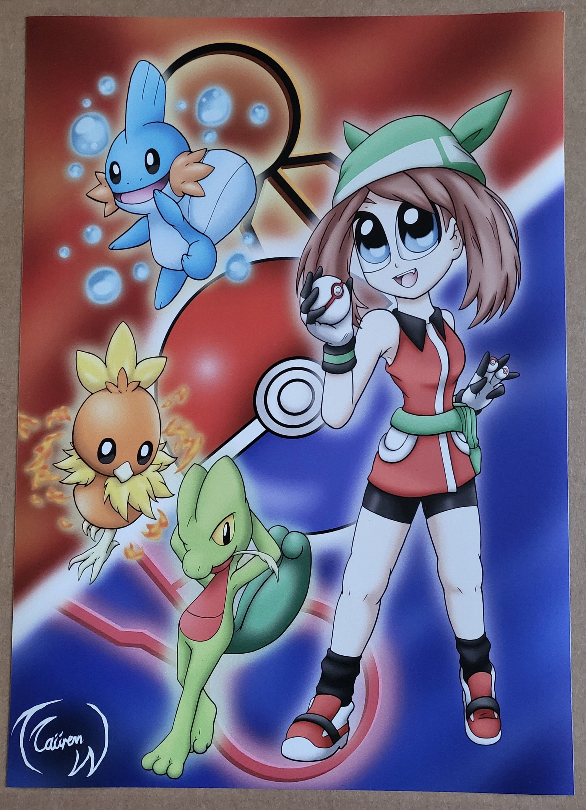 Pokemon Gen 3 Sapphire A3 Poster - Etsy