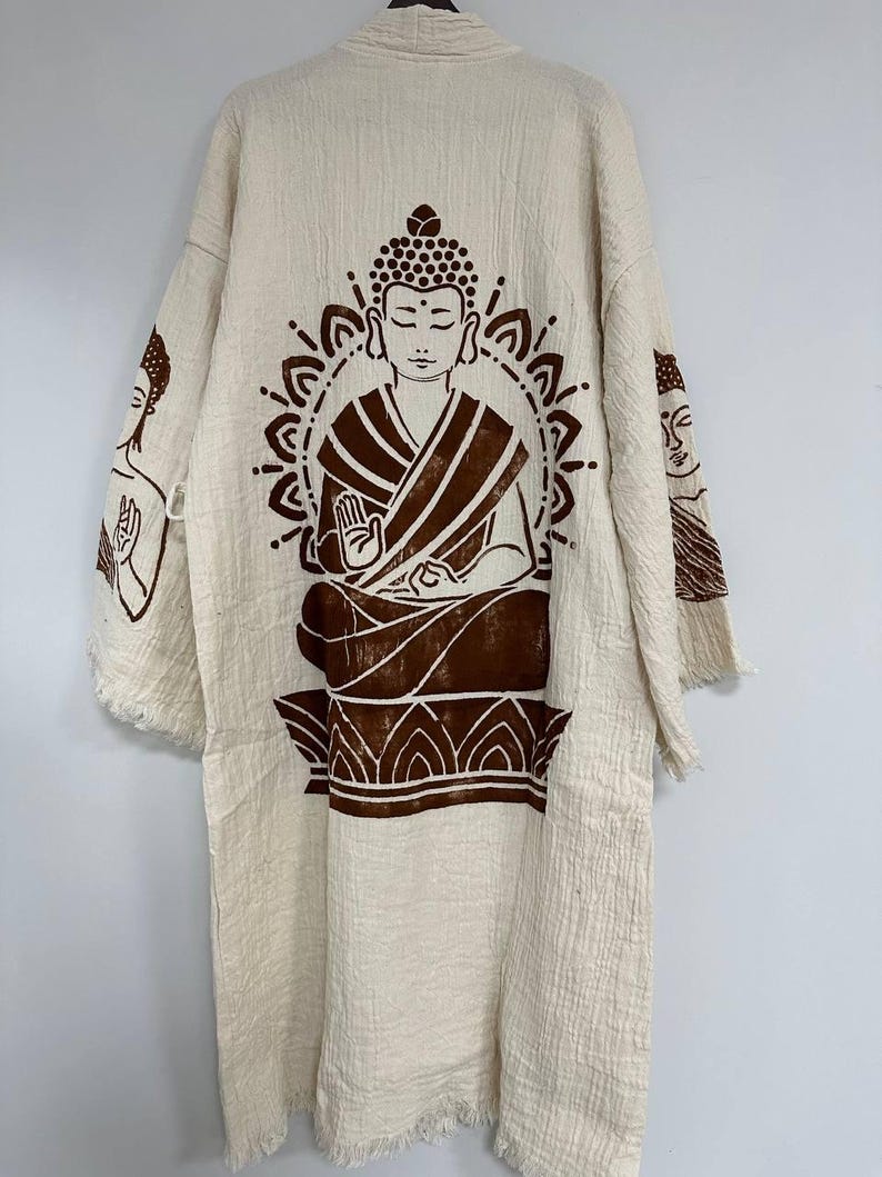 Ultimate Luxurious Two-layer Organic Cotton Handmade Muslin Bathrobe ...