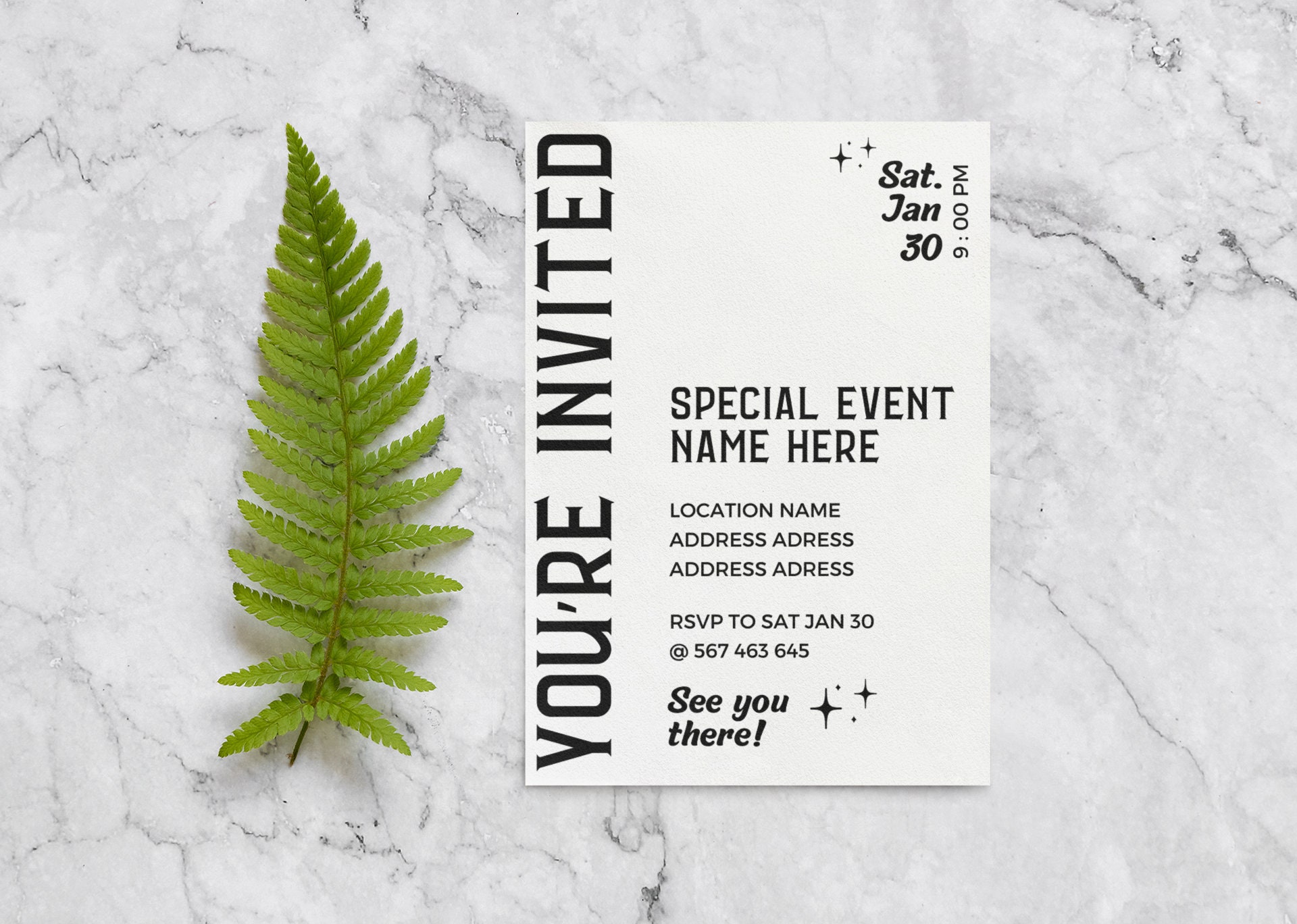Retro Business Invitation Template Special Event Invitation IG Story ...