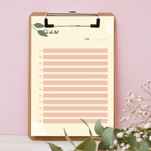 To-Do List Printable – Organized Task List PDF | Daily Planning | Priority Management and Productivity