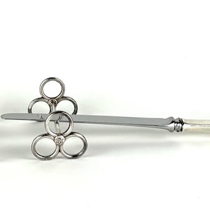 Messerbänkchen Christofle Versilbert Französische Art Deco Eleganz