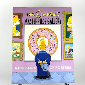 The Simpsons Masterpiece Gallery A Big Book of Posters (2007) Rare