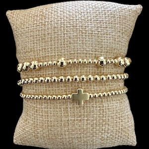 3 Piece Must Haves 18K Gold Filled Designer Bracelet Stack