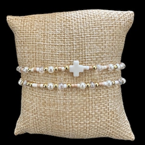 2PC 18k Gold Filled Seaside Summer Stack