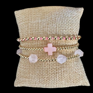 Braccialetto riempito in oro 18K da 3 pezzi