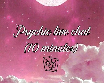 Psychic live chat 60 mins