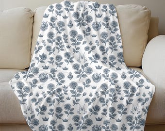 Immaculate Heart of Mary Blanket: Catholic Marian Throw, Faith Gift for Mom