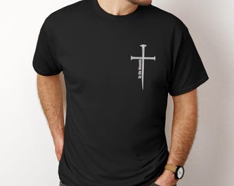 By His Wounds Shirt, Isaiah 53:5 Christian Tee, Faith Cross Shirt, Bible Verse Gift