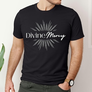 Divine Mercy T-Shirt, Catholic Shirt for Men & Women, Divine Mercy Sunday Shirt, St. Faustina Tee, Jesus I Trust in You, Catholic T-shirt